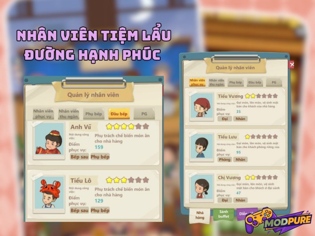 Quản lý nhân viên theo từng giai đoạn