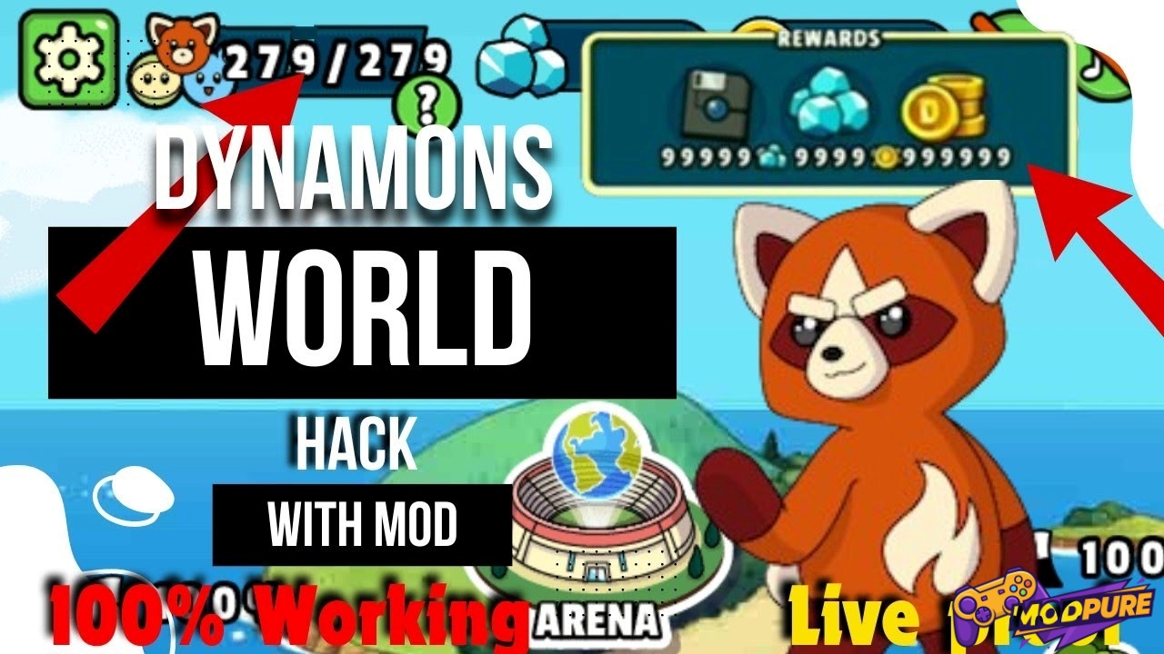 Bộ Tính Năng Được Mở Khóa Của Dynamons World Hack