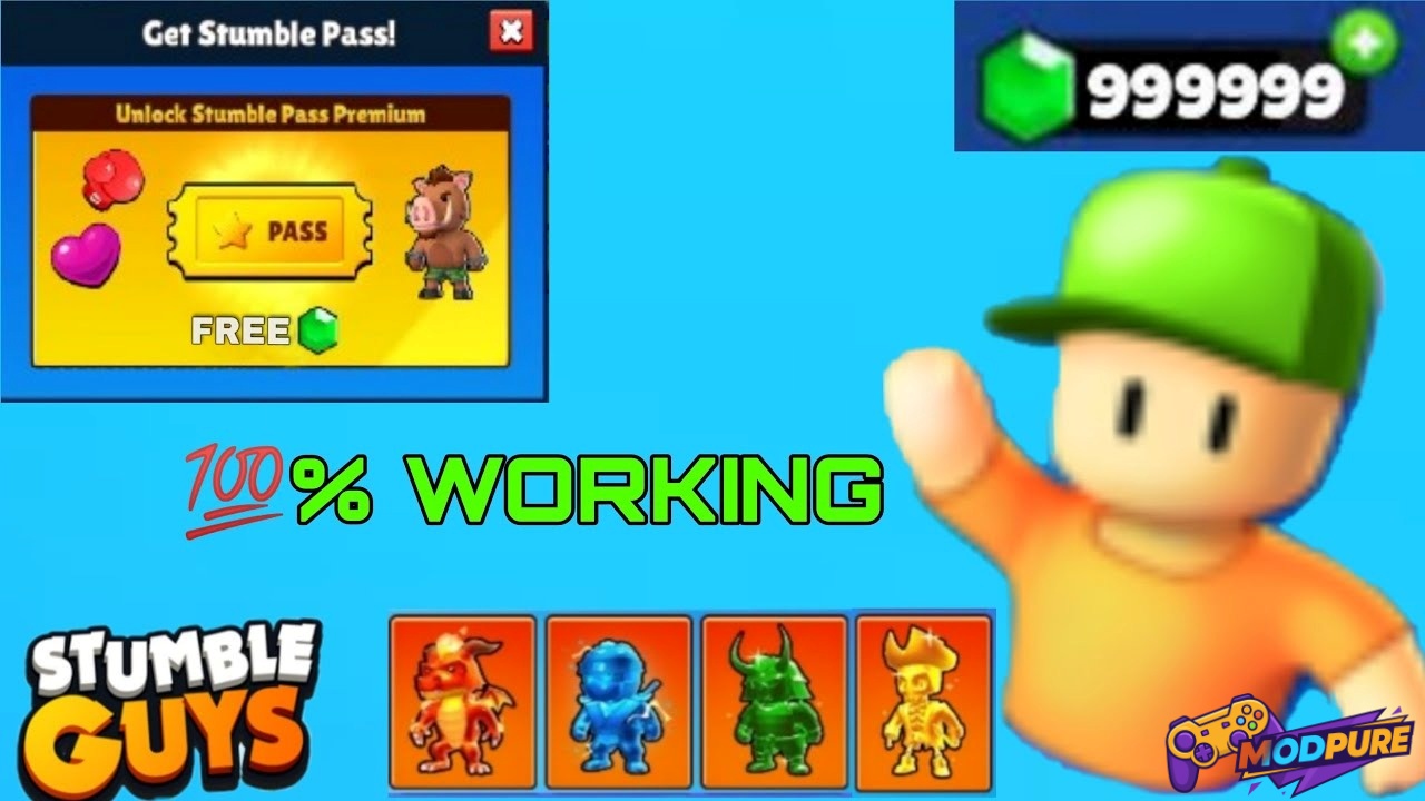 Tính Năng Đặc Biệt Trong Bản Stumble Guys Mod Hack.Boats