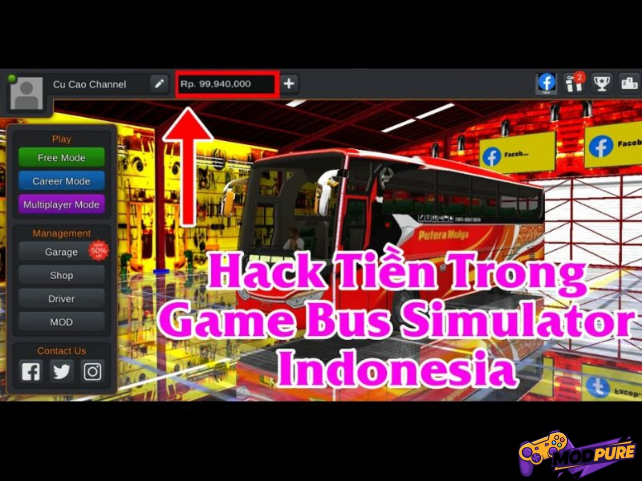 Bản Hack Bus Simulator Indonesia Có Những Tính Năng MOD Nào?