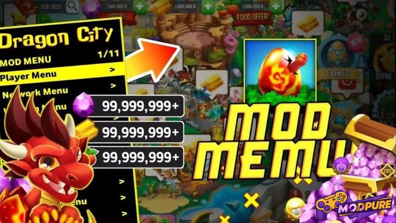 Những Tính Năng Đặc Biệt Giúp Bản Hack Dragon City Vượt Trội Hơn Bản Gốc