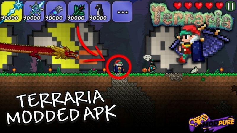 Tính Năng Đặc Sắc Chỉ Có Ở Mod Terraria