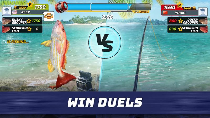 Fishing Clash PvP Thời Gian Thực – Câu Cá Nhưng Không Hề Nhàn