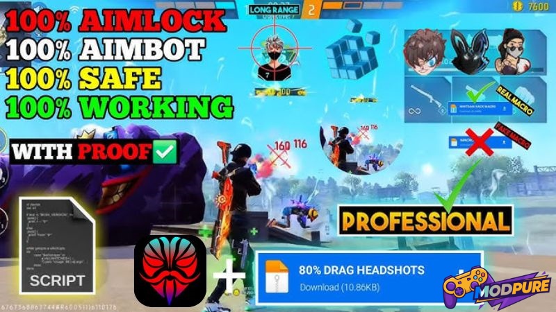 Các Tính Năng Hỗ Trợ Người Chơi Trong Phiên Bản Macro FF Auto Headshot