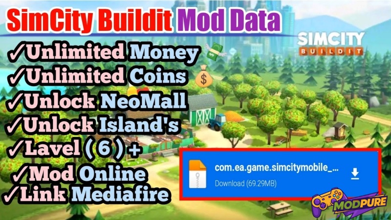 Các Tính Năng Hỗ Trợ Người Chơi Trong Phiên Bản SimCity Buildit Mod Apk
