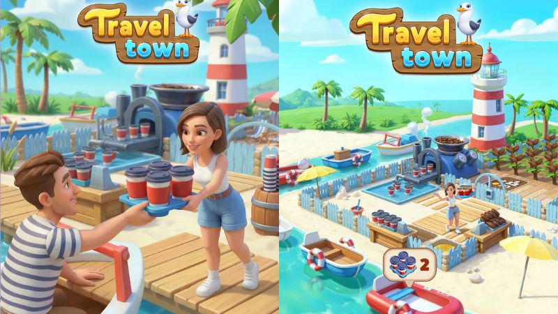 Travel Town Giúp Đỡ Dân Làng Và Hoàn Thành Nhiệm Vụ Ý Nghĩa