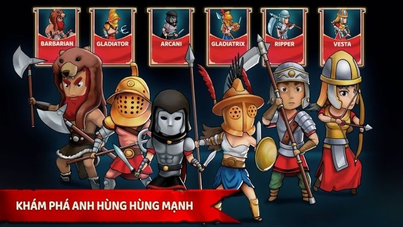Nhiều Loại Binh Lính Với Vai Trò Chiến Đấu Riêng Trong Hack Grow Empire Rome