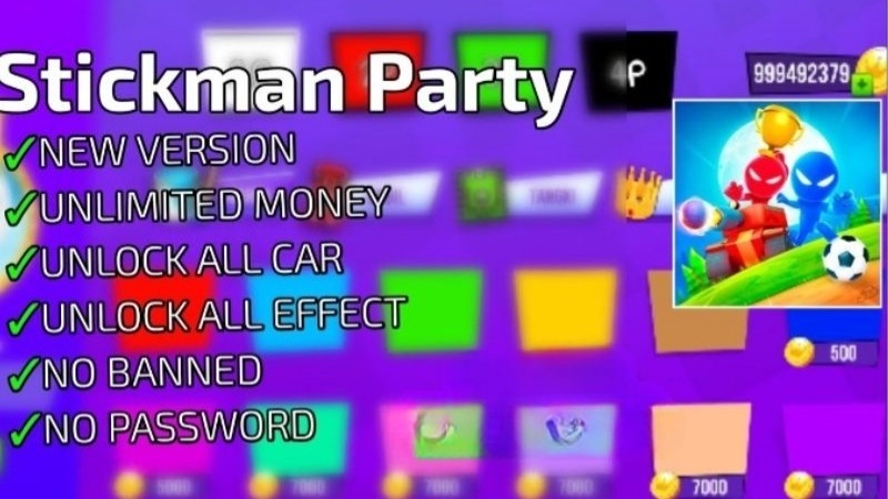 Tính Năng Nổi Bật Trong Hack Stickman Party