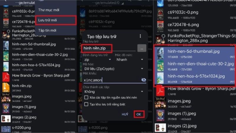 Những Tính Năng Nổi Bật Của ZArchiver Pro