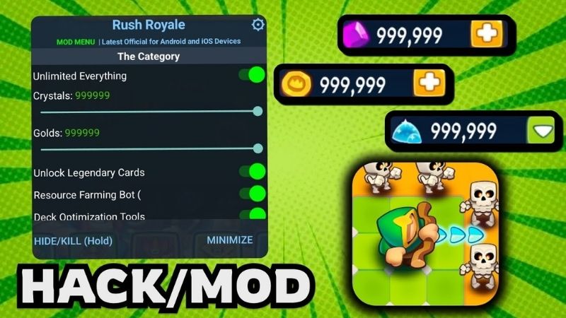 Tại Sao Bản Rush Royale Mod Apk Lại Là "Vũ Khí" Tối Thượng Cho Game Thủ?