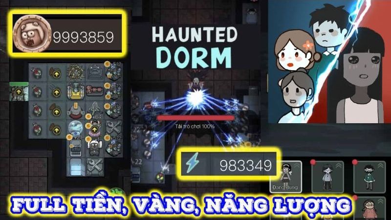 Tính Năng Nổi Bật Trong Hack Haunted Dorm
