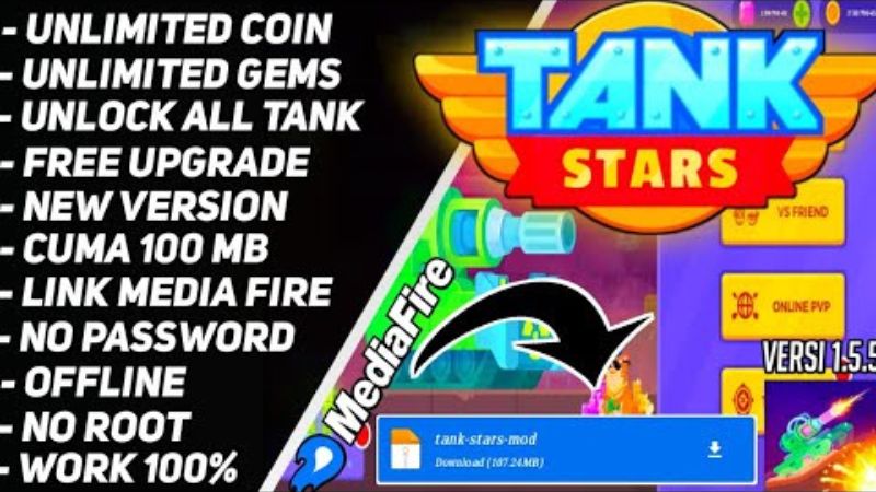 Tính Năng Nổi Bật Trong Hack Tank Stars