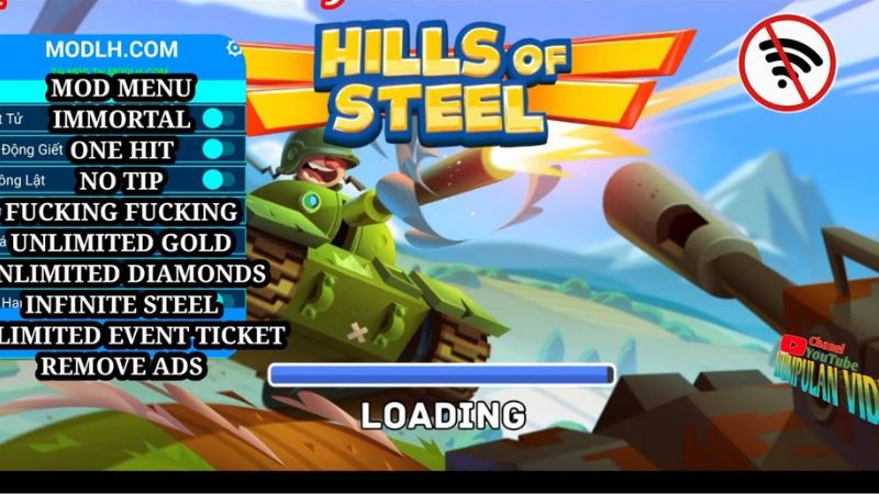 Tính Năng Nổi Bật Trong Hills Of Steel Hack
