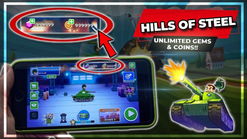 Mẹo Và Thủ Thuật Chơi Hills Of Steel Hack