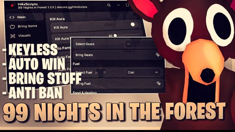 Khám Phá Những Đặc Quyền Vượt Trội Của Hack 99 Night In The Forest