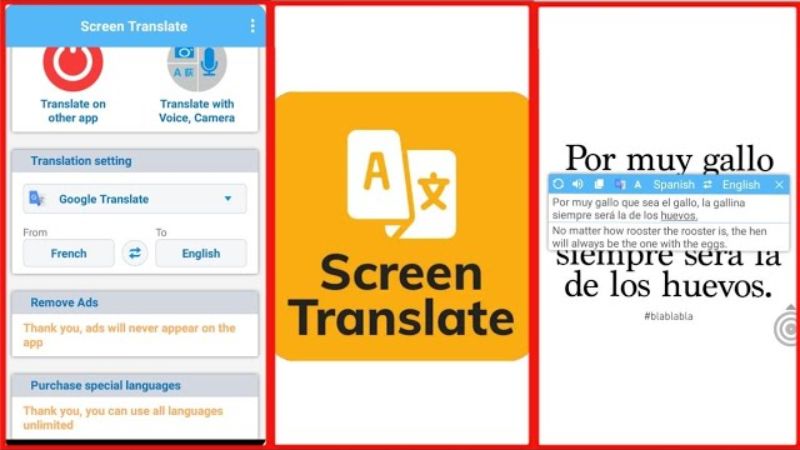 Những Đặc Quyền Tối Thượng Trong Bản Translate Screen Mod APK